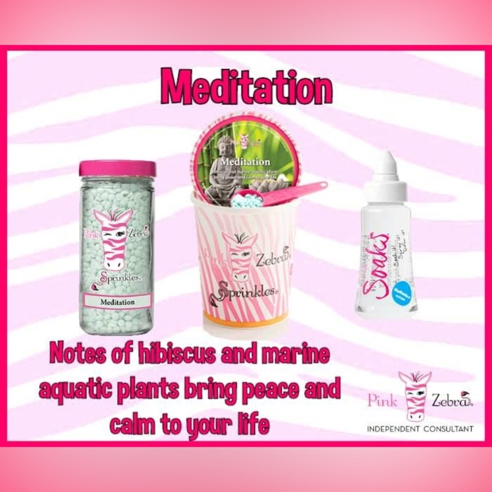 Pink zebra rare‎ mediation sprinkles wax melts discontinued